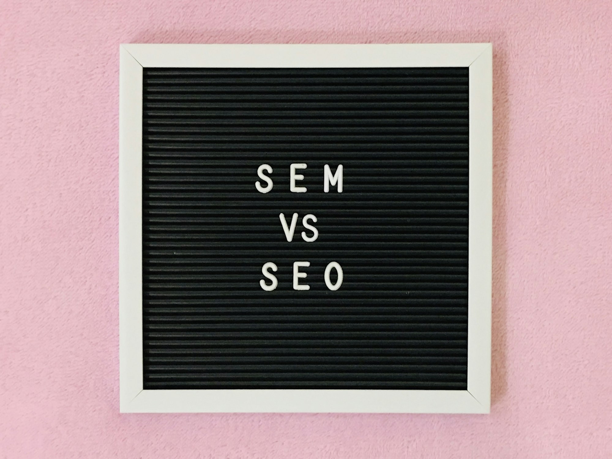 SEM VS SEO